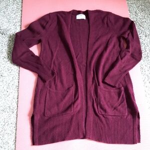 Old Navy Open Front Tunic Cardigan